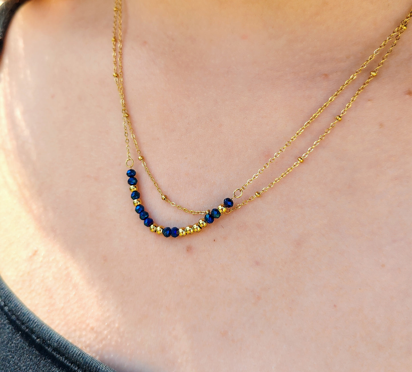 COLLIER BLUE BLOOM
