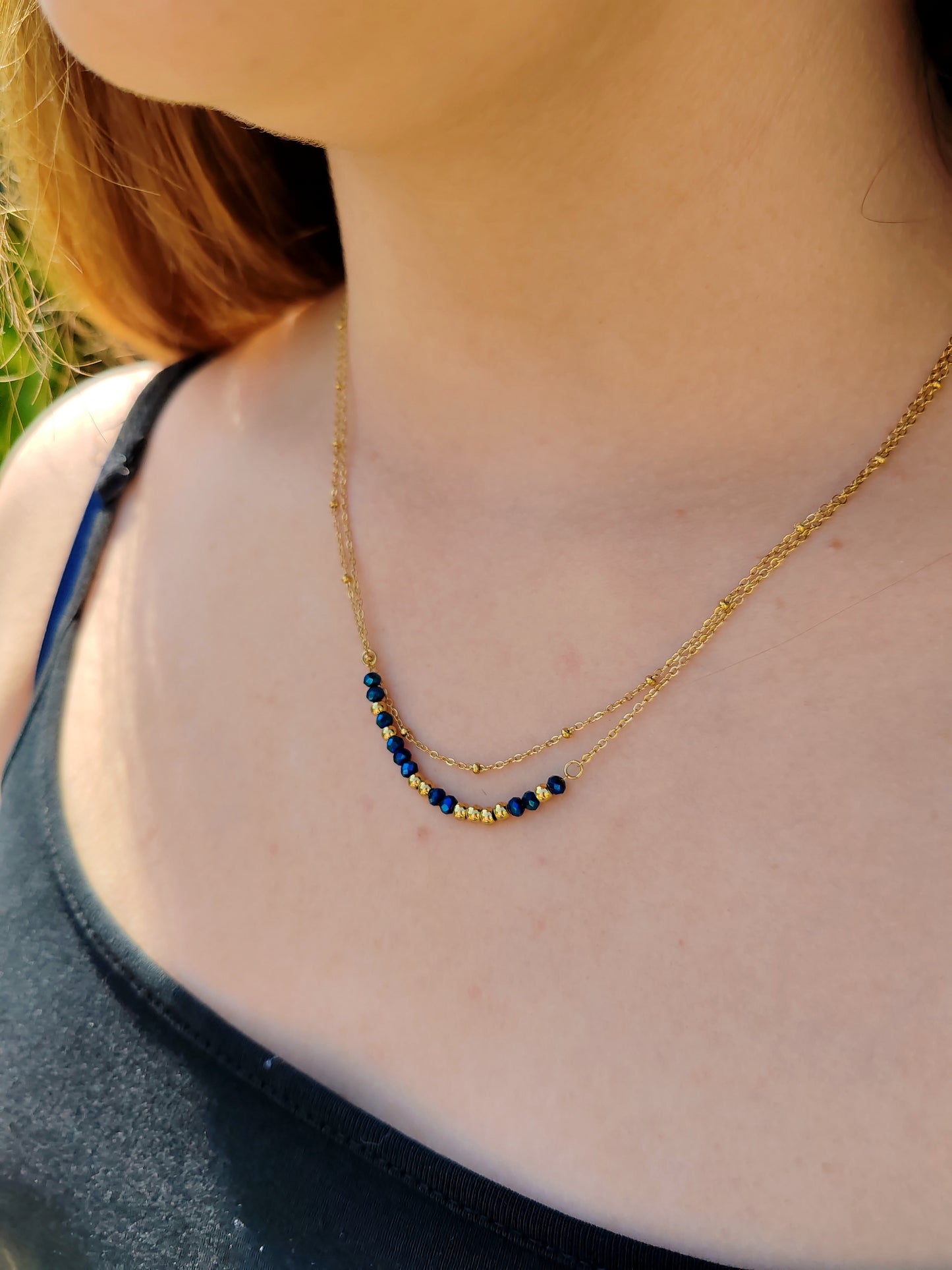 COLLIER BLUE BLOOM