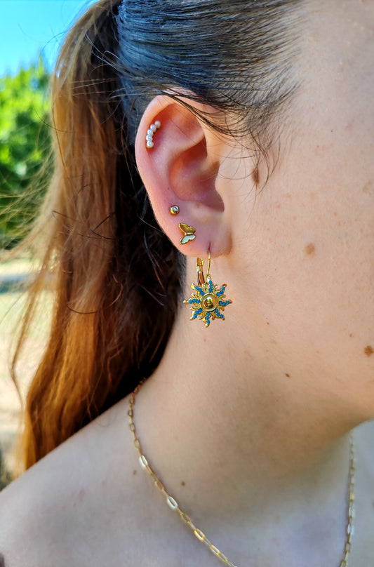 BOUCLES D'OREILLES SOLEIL