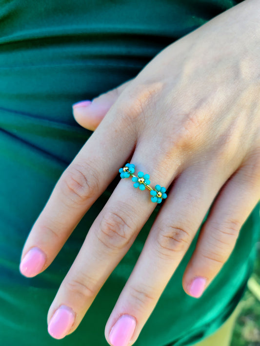 BAGUE PERLES DE PRINTEMPS