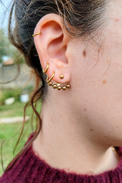 BOUCLES D'OREILLES LARMES DE CHÂTAIGNE