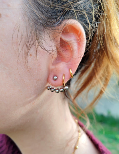 BOUCLES D'OREILLES LARMES DE CHÂTAIGNE