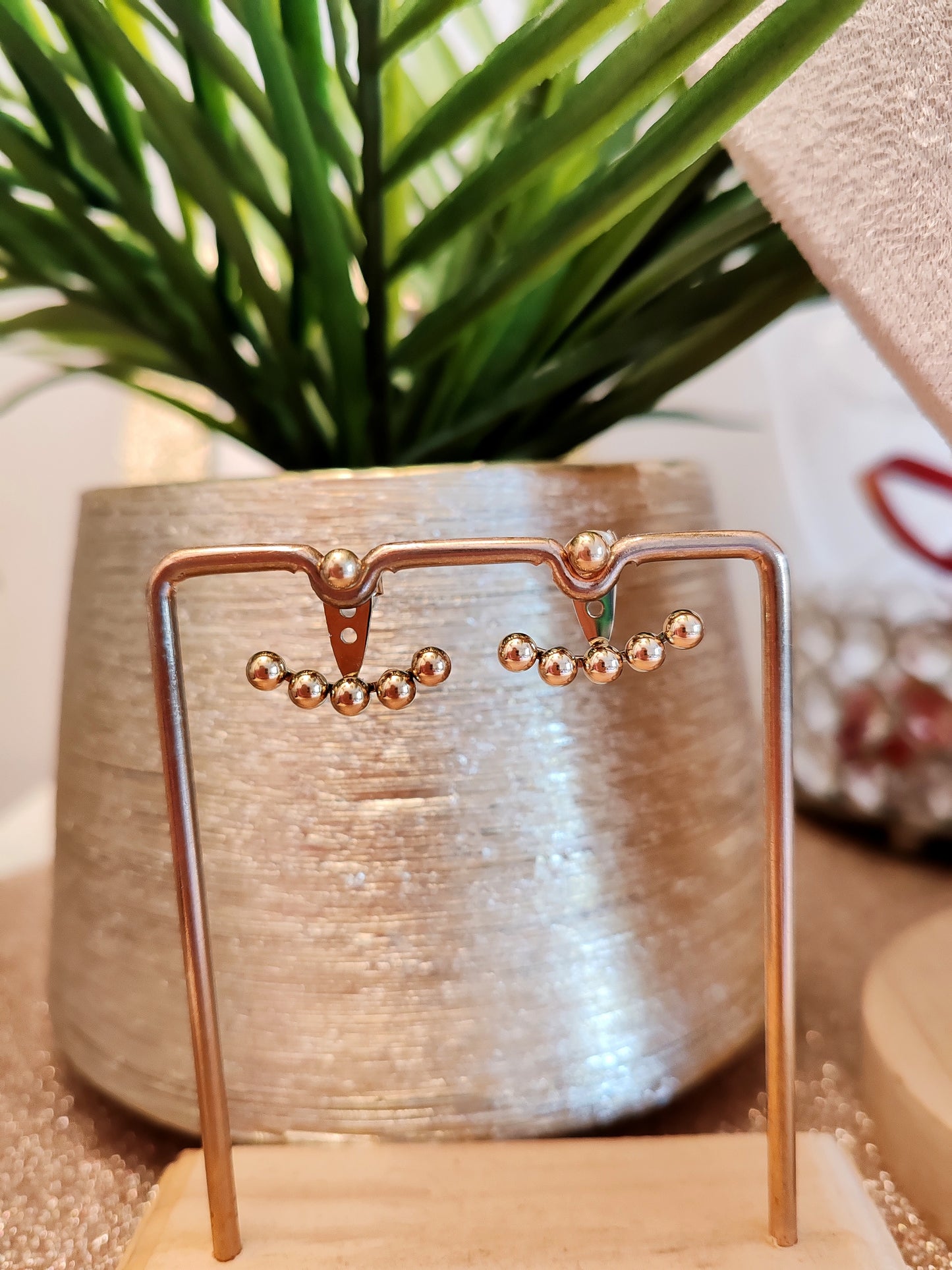 BOUCLES D'OREILLES LARMES DE CHÂTAIGNE