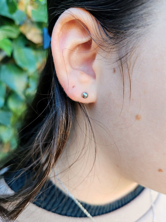 BOUCLES D'OREILLES BOULE