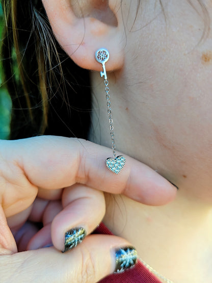 BOUCLES D'OREILLES CLÉ D'AMOUR