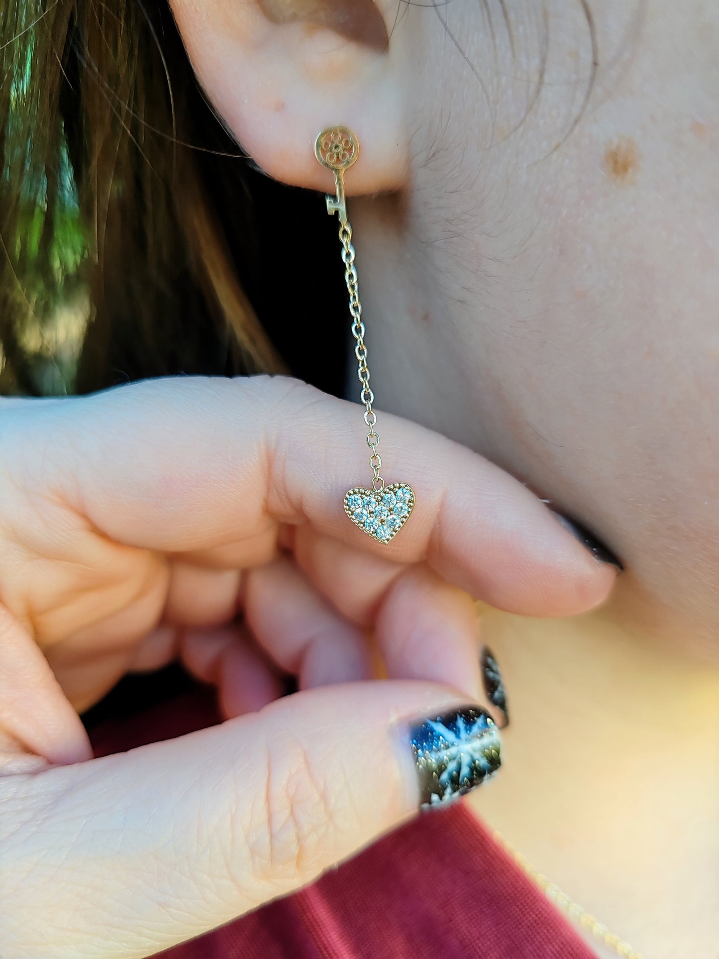 BOUCLES D'OREILLES CLÉ D'AMOUR